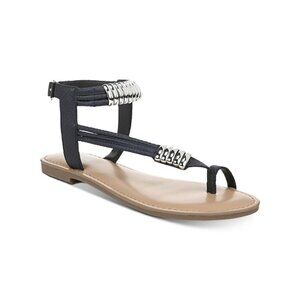 Bar III Navy Vera Sandals
